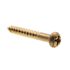Generic Wood Scws, Rd Hd, Phps Dr, #6 , Solid Brass, Package Of 25