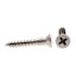 Generic Wood Screws, Flat Head, Phillips ,ss, Package Of 25