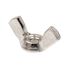 Generic Wing Nuts, Cold-Forged, #8, Grd 18-8 Ss, Package Of 25