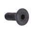 Generic Skt Cap Scws, Flat Hd, Hex Dr, #8 Blk , Package Of 50