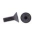 Generic Skt Cap Scws, Flat Hd, Hex Dr, #8 Blk , Package Of 50