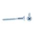 Generic Wo Screws, Flat Hd, Phillips Dr, #9 ,zinc, Package Of 50
