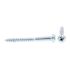 Generic Wo Screws, Round Hd, Phillips Dr, #8 1-,zinc, Package Of 50