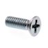 Generic #8-32 X 1/2" Machine Screw, Flat Head, Phillips Drive, Zinc, Package Of 75