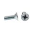 Generic #8-32 X 1/2" Machine Screw, Flat Head, Phillips Drive, Zinc, Package Of 75