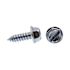 Generic Sheet Metal Screws, Hewash Hd, Slotted Dr, #14 ,zinc, Package Of 100