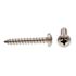 Generic Sheet Metal Screws, #14 X 1-1/2in, Gr 18-8 Ss, Package Of 100