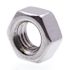 Generic Machine Screw Hex Nuts, Met, Grade A2-70 Ss, Package Of 25