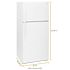 Whirlpool Energy Star Qualified 14 Cu. Ft. Top Freezer Refrigerator White, ADA