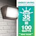 Simply Conserve LED Wall Pack With Photocell, Dimmable, 5000k, 35 Watt