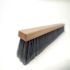 Renown 36" Polypropylene Broom Fine Sweep Flagged With 3" Trim Gray