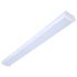Satco 4' LED Ceiling Wrap, 5 Cct Selectable, 39 Watts, 120/277 Volts, White