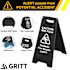 Gritt Commercial Black Caution Wet Floor Sign Package Of 3