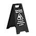 Gritt Commercial Black Caution Wet Floor Sign Package Of 3