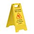 Gritt Commercial Yellow Caution Wet Floor Sign Package Of 3