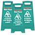 Gritt Commercial Green Caution Wet Floor Sign Package Of 3