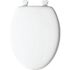 Bemis Wood Elongated Toilet Seat, Standard-Duty, Easy Change Hinge