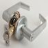 Kwikset Kingston Door Lever Storeroom, Smartkey Grade 2, Metal, Satin Chrome
