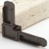 Generic 5/16" Plastic Frame Corner Bronze, Package Of 100