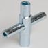 Generic 4-Way Square Stem Key, 1/4, 9/32, 5/16 And 11/32"