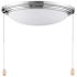 Seasons Ceiling Fan LED Light Kit, 16 Watt, Brushed Nickel, Frosted Glass