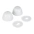 Danco Universal Round Toilet Bolt Caps In White Package Of 6