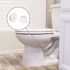 Danco Universal Round Toilet Bolt Caps In White Package Of 6