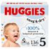 Huggies Snug & Dry Baby Diapers Size 5 Case Of 136