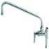 T & S Add-On Faucet, 12" Nozzle, Lever Handle, Eterna Cartridge