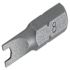 T&S Brass And Bronze Spanner Bit No. 8, 1/4" Shaft 1" Long