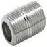 T&S Brass And Bronze 1/2" Npt Close Nipple Chrome Plated