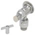 T & S Sill Faucet Single Hole Vacuum Breaker Garden Hose Outlet Chrome 6.25 GPM