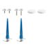 Gerber Plumbing Readyset Toilet Installation Kit With Flat Bolt Caps-White