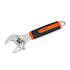 Crescent 6" Adjustable Wrench With Cushion Grip, Quick Fit Jaw