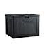 Rubbermaid Medium Resin Outdoor Storage Deck Box 74 Gal. Charcoal