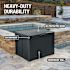 Rubbermaid Medium Resin Outdoor Storage Deck Box 74 Gal. Charcoal