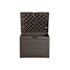 Rubbermaid Medium Resin Outdoor Storage Deck Box 74 Gal. Dark Walnut