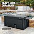 Rubbermaid Extra Large Resin Outdoor Storage Deck Box 134 Gal. Charcoal