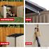 Rubbermaid Slide-Lid Resin Outdoor Storage Shed Beige/brown