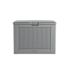 Rubbermaid Medium Resin Outdoor Storage Deck Box 74 Gal. Light Grey