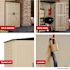 Rubbermaid Roughneck Vertical Storage Shed Medium 5" X 2" Brown