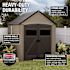 Rubbermaid 7-Ft X 7-Ft Roughneck Brown Gable Resin Outdoor Storage Shed