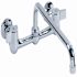 Gerber Service Faucet, 12" Swing Spout, Two Handle, Wall Mount