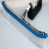 Kemtek Pool Wall Brush With 18" Curved Back, 1-1/2" Polypropylene Bristles