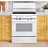 Ge Estar 30â€ Free-Standing Electric Radiant Smooth Cooktop Range, White, ADA