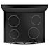 Ge Estar 30â€ Free-Standing Electric Radiant Smooth Cooktop Range, Black, ADA