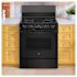 Ge Estar 30â€ Free-Standing Electric Radiant Smooth Cooktop Range, Black, ADA