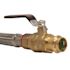 Quickfitting 3/4" Press Valve X Fip X 18" Flex Water Heater Connector (Case of 24)