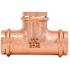 Quickfitting 1-1/4" X 1-1/4" X 1-1/4" Press Copper Tee Fitting (Case of 18)