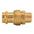 Quickfitting 1/2" Press X 1/2" Mnpt Brass Male Union Adapter (Case of 48)